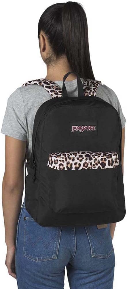 JanSport Superbreak Plus Backpack - Leopard Life