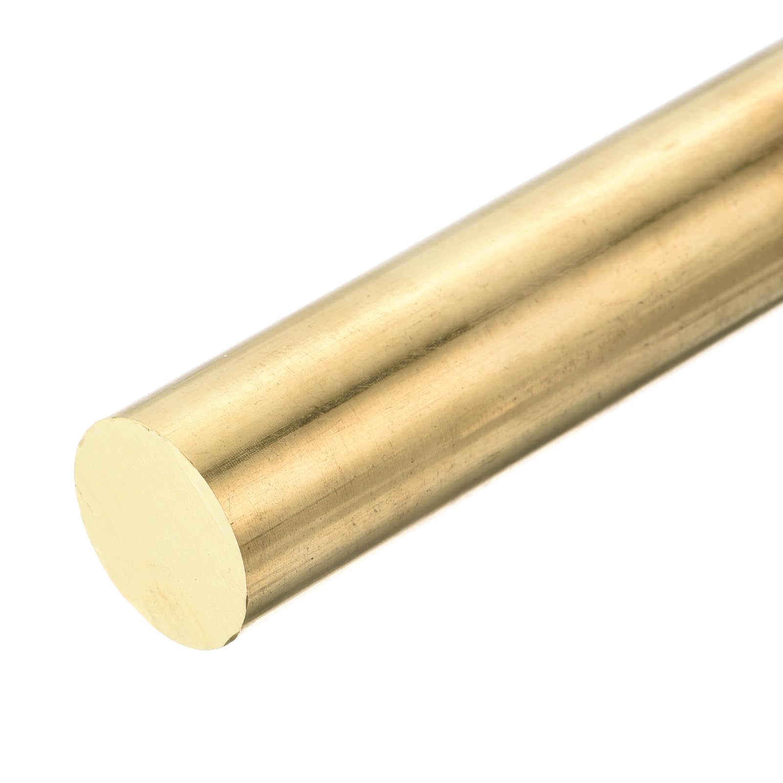 DMiotech 20mm x 100mm Brass Rods, Solid Round Brass Rod for DIY Craft, Welding, Lathe, Bar Stock, Drift Punches, Shaft, Model, Plane, Ship, Car