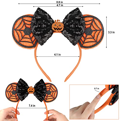 Image of FANYITY Mouse Ears, Sequin Mouse Ears Headband for Boys Girls Women (ZZW)