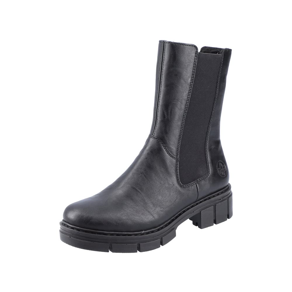 Rieker Ladies Y4592 Chelsea Boots, Black 00, 3.5 UK