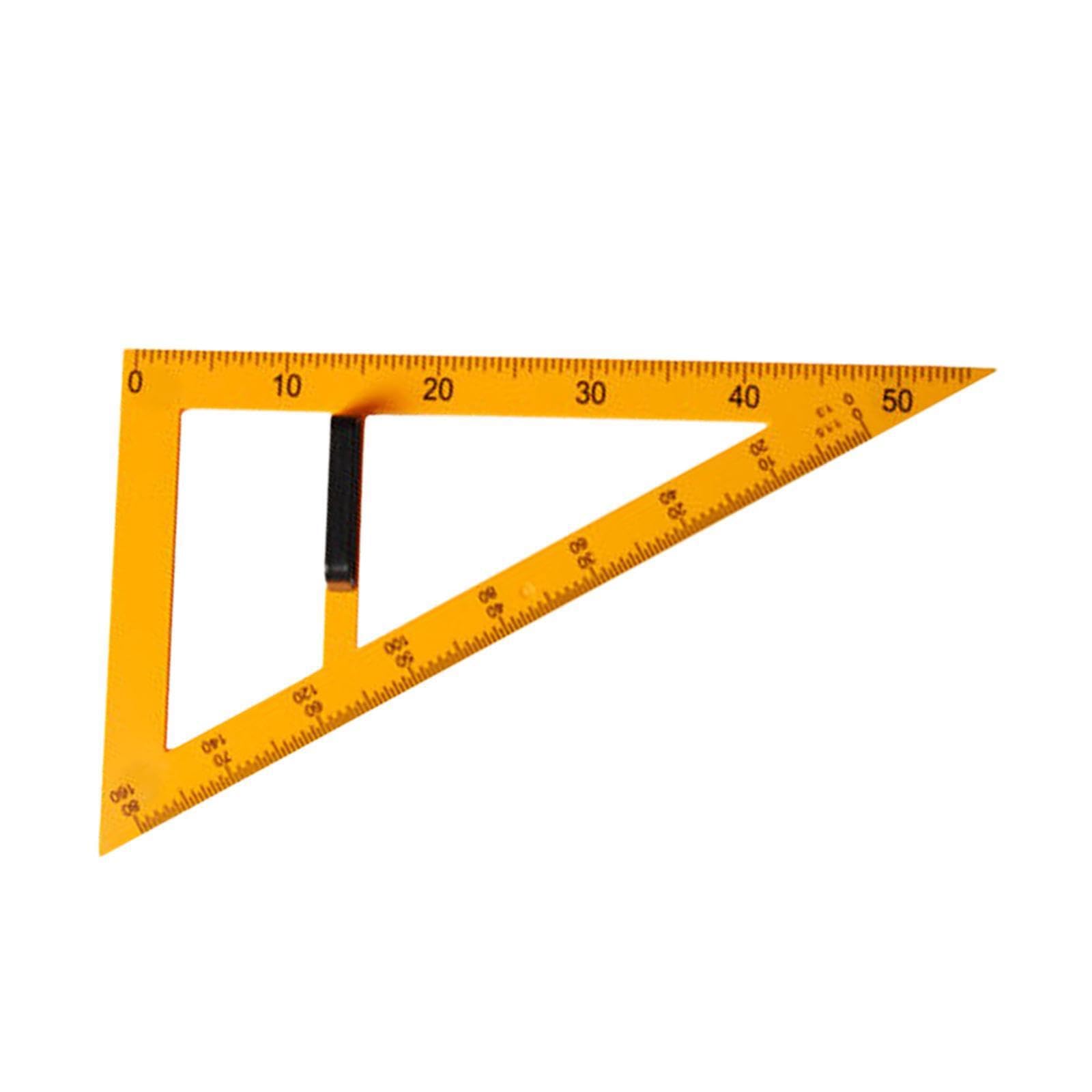 Regla multifunción para matemáticas y geometría, material didáctico de gran tamaño para dibujar lecciones de matemáticas, útiles para profesores, herramienta de