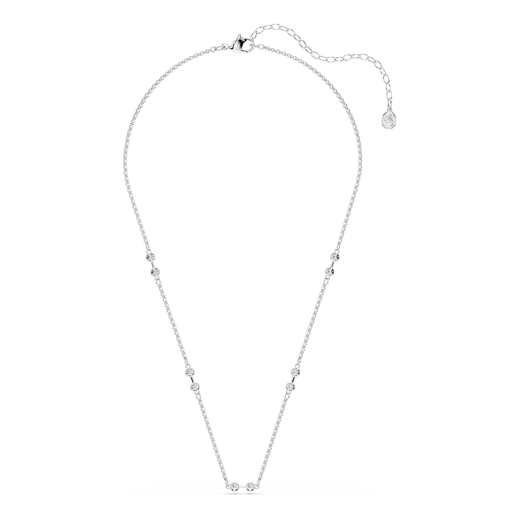 Swarovski Remix Collezione Collana, Taglio rotondo, Bianco