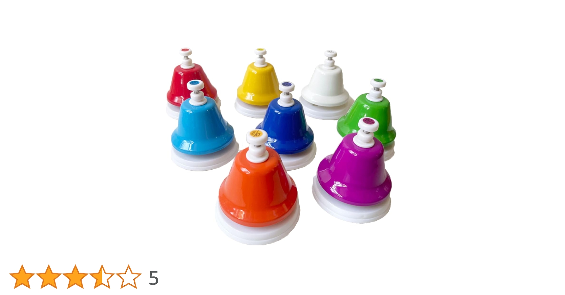 Amazon | AZNABLE ミュージックベル 8音 セット ハンドベル タッチ式