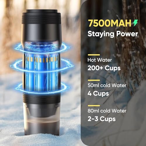Tragbare 3-in-1-Kapselmaschine, kompatibel mit Nespresso Dolce Gusto und gemahlenem Kaffee, tragbare Mini-Kaffeemaschine, mehrere Kapseln, tragbar, klein, universell – Bild 8