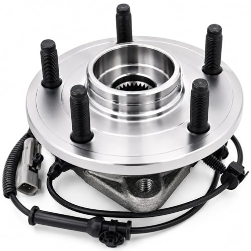 Image of MotorbyMotor 513234 Front Wheel Bearing Hub Assembly Fits for 2005-2010 Jeep Grand Cherokee, 2006-2010 Jeep Commander Low-Runout OE Replacement Hub Bearing 5 Lugs w /ABS