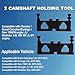 RIODEMBO Camshaft Phaser Timing Chain Tool, Crankshaft Pulley Wrench Compatible with VW Chrysler Jeep Dodge Grand Cherokee 3.6L Pentastar Engine Replace 10200A 10202 10369 10198A 2025200090