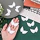 Cozlly 30 Stück Kleine Engelsflügel zum Basteln, Engelsflügel Klein Pailletten Flügel Patches, Engelsflügel zum Basteln, Kleidung Applique Rucksack Aufnäher für Kleidungsstück Aufnähen, Weiß