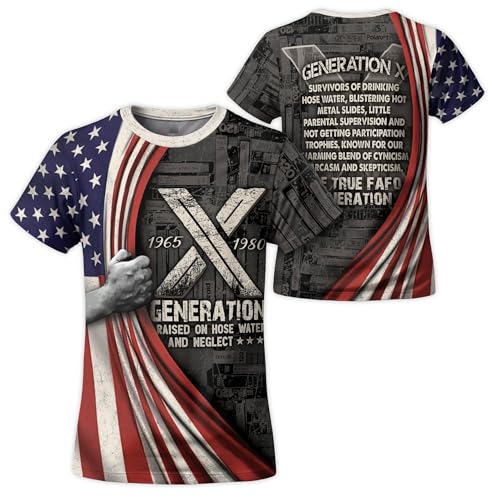 Generation X Shirt, Gen X T Shirt Women, Generation X 1965-1980 T Shirts, Gen X Shirts for Men