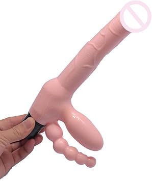 Silicona Realista Doble Dildo Potente Vibrador Sexo Anal ...