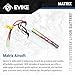 Evike Airsoft - Matrix High Performance 11.1V Butterfly Type Airsoft Li-Ion Battery (Model: 2000mAh - 15C / Small Tam)