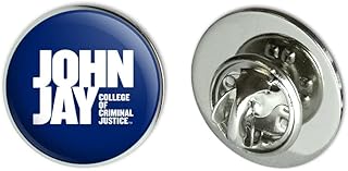 John Jay College of Criminal Justice Primary Logo Metal 0.75