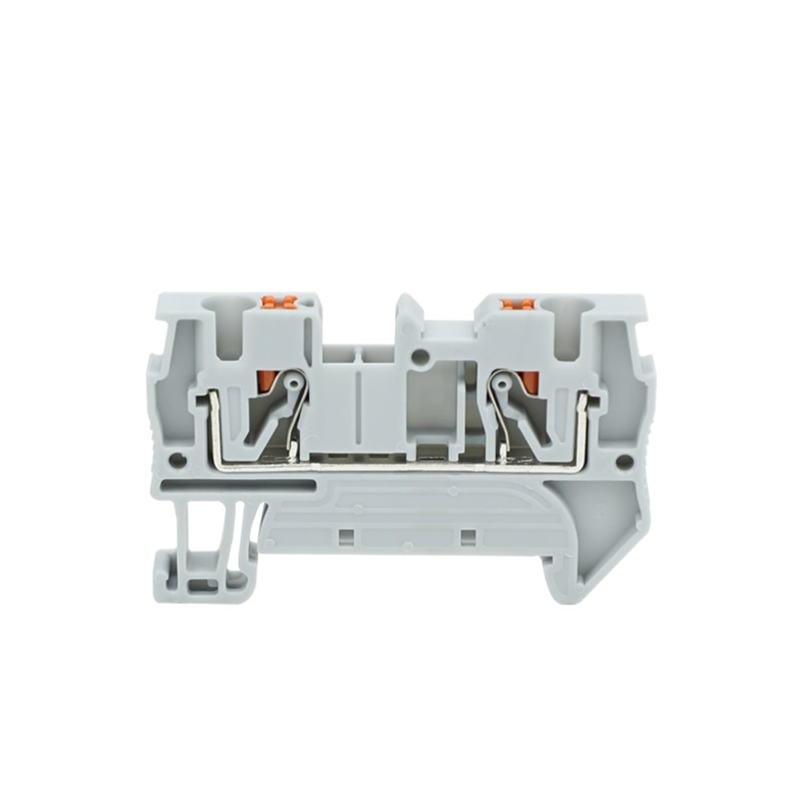 Borne enfichable PT4 à connexion rapide, bloc de jonction compact 4 mm² gris