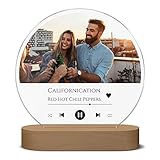 led glassockel t10 LED Acrylglasbild: 16 x 14 cm / Stärke: 5mm | Standsockel aus Holz: 14,5 cm x 6 cm x 3,5 cm (oval)