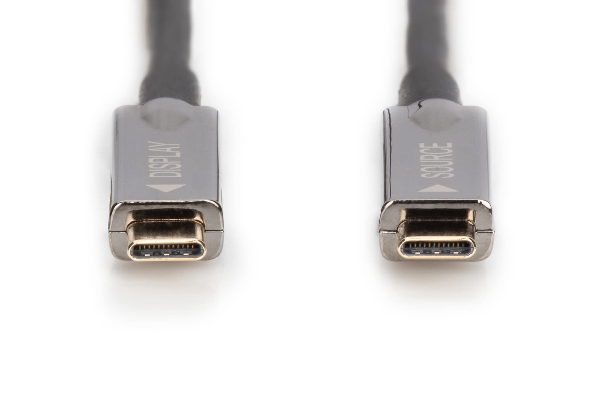Digitus - UsB-Kabel - 24 Pin UsB-C (m) Zu 24 Pin UsB-C (m) - Displayport 1,2 - 20,0m - Active Optical Cable (aoc), Support Von 4k 60 Hz, Unterst?tzt