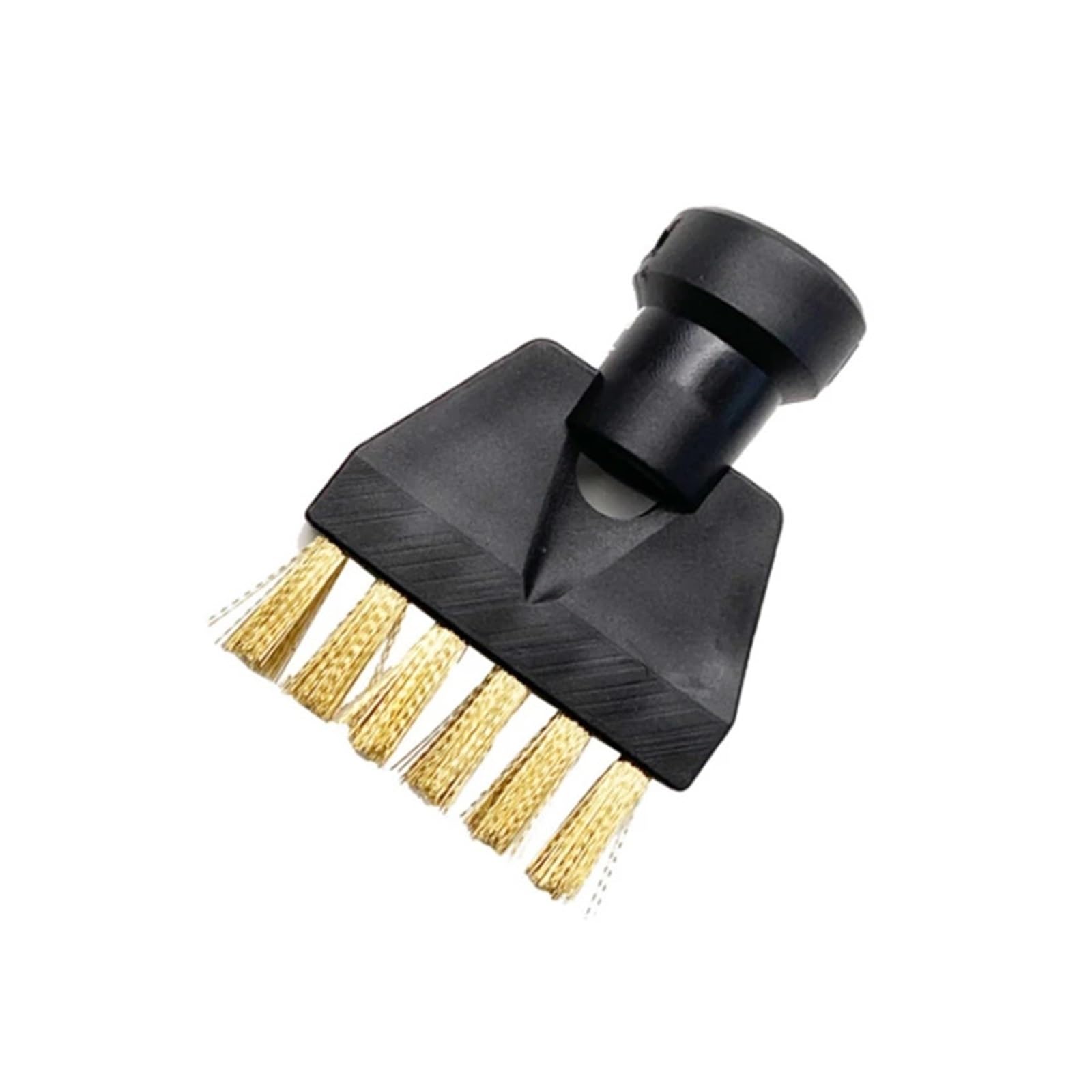 Compatible for Karcher Flat Copper Brush Cleaning Brush for Steam Cleaner Attachment Adapter Home Cleaning Nozzle