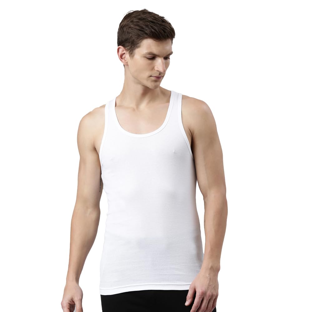f a s o Men's Cotton Vest | 100% Combed Cotton Sleeveless Innerwear | Soft, Breathable | All Day Fresh-picture-27