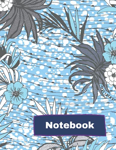 Notebook: Ankara Print Notebook - College Ruled 110 Pages - Large 8.5 x 11 Paperback