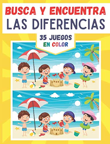 Busca y encuentra las diferencias: 35 coloridos juegos de diferencias ...