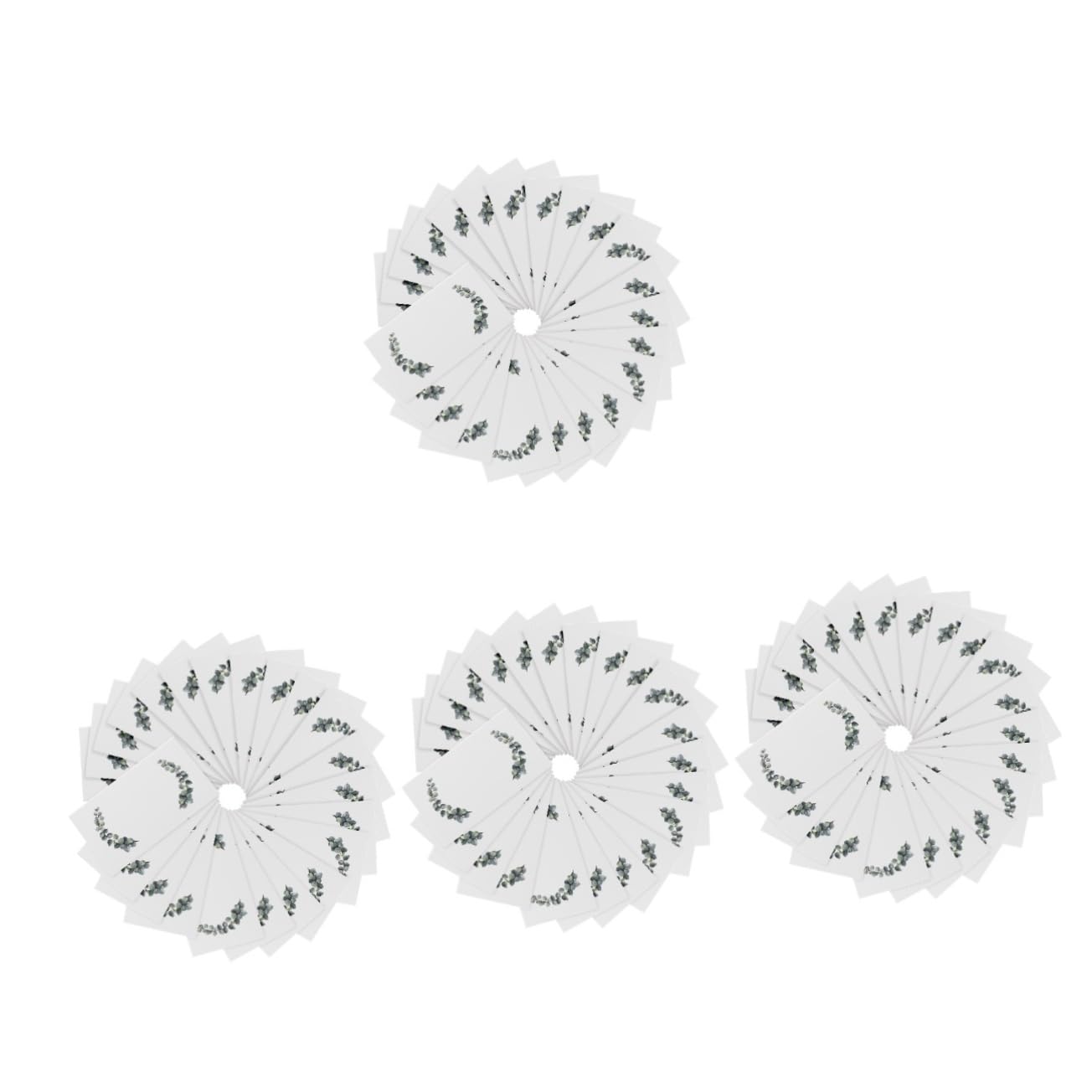 Mobestech 4 Set Bigliettini Segnaposto Per Con Design Foglie Cartoncini Per Nomi Per Matrimoni Feste E Ristoranti 100 Pezzi*4