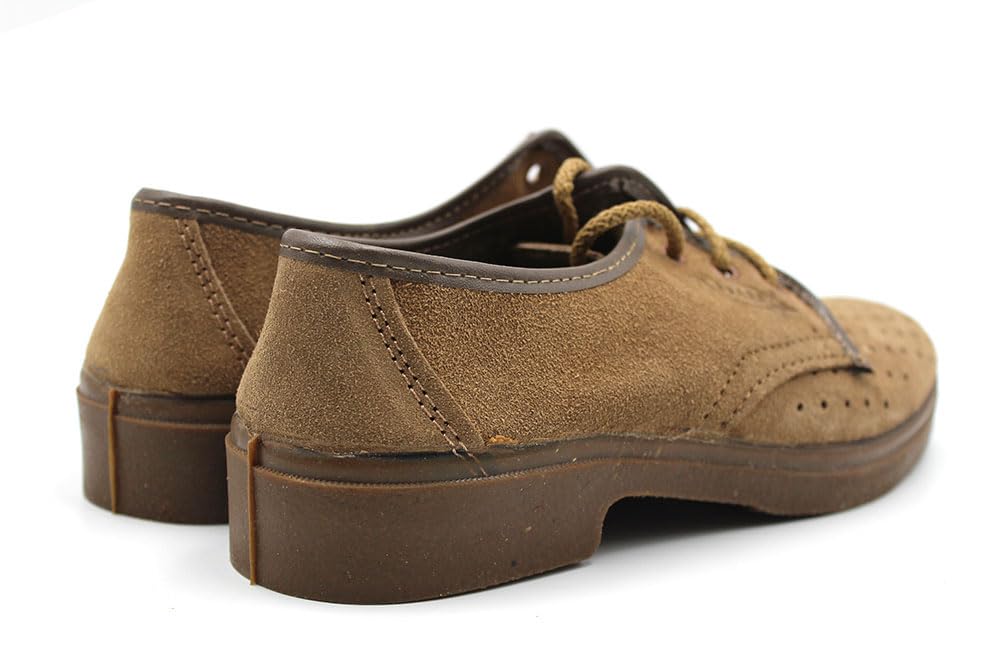 SEGARRA - Zapato de Trabajo para el Campo, de Piel, Suela de Goma,tacón,Calada,Orificios, para: Hombre