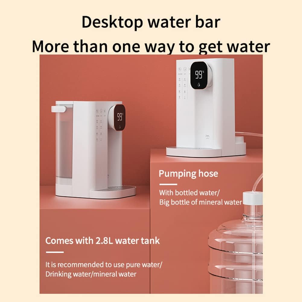 Distributore intelligente di acqua calda istantanea da 3 litri, bollitura rapida in 3 secondi, regolazione della temperatura a 5 velocità, serbatoio dell'acqua da 2000 W per ufficio in soggiorno