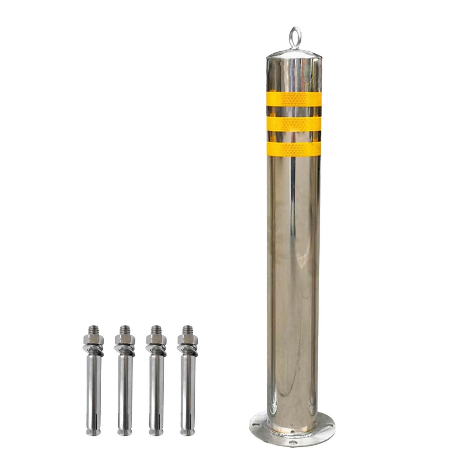 HCZKIUJY Heavy Duty Safety Bollard Barrier for Road Traffic and Parking Control (1 Pack 90)
