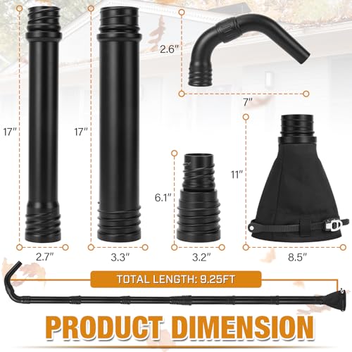 image for Glosaie Upgraded Universal Gutter Cleaning Tools from The Ground, Leaf