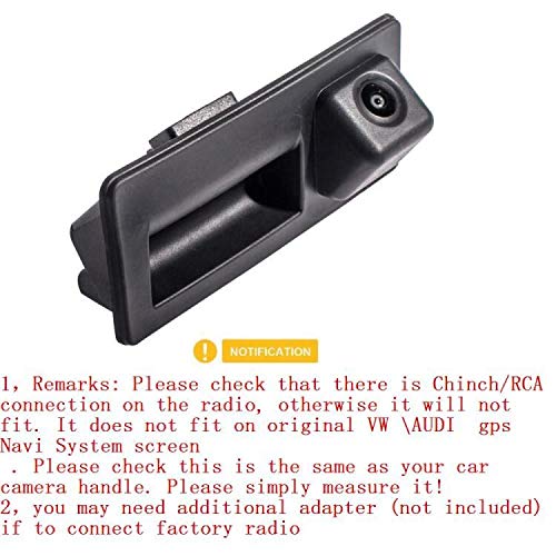 CCD Waterproof Car Trunk Handle Camera Vehicle Reverse Rear View Backup Camera for Audi A4 A5 S7 A6L A4L VW Passat Tiguan Golf Skoda Touran Sharan Magotan Touareg Sagitar