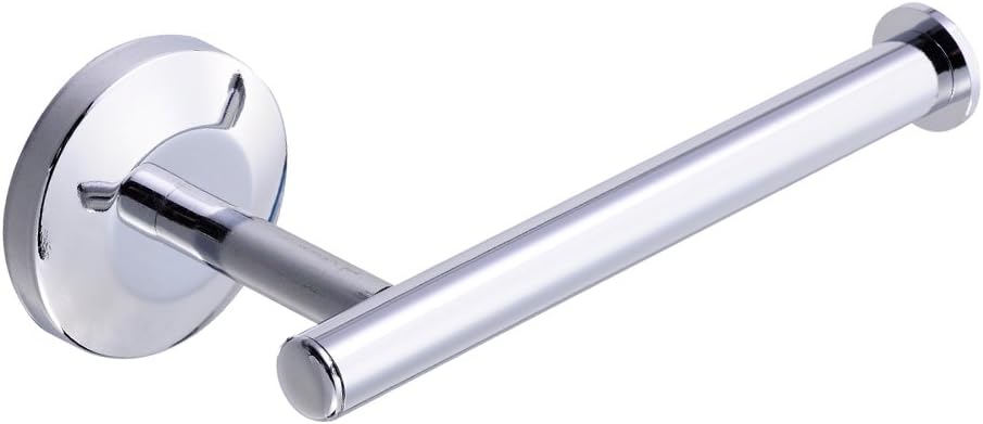 Bathroom Toilet Paper Holder, Tissue Roll Hanger Wall Mount, Toilet Towel Pivoting Rack, Chrome Polished