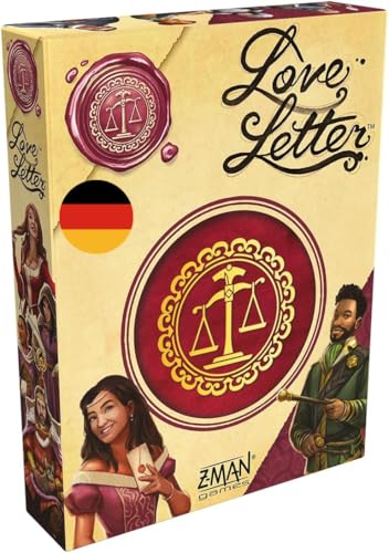 Z-Man Games Love Letter Kennerspiel Kartenspiel 2-6 Spieler ab 10+ Jahren 15 Minuten Deutsch