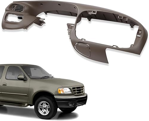 Miniatura 8 de CHEDA Cubierta de bisel de tablero frontal central marrón compatible con Ford F150Ford Expedition 1997 1998 1999 2000 20001 2002 2003