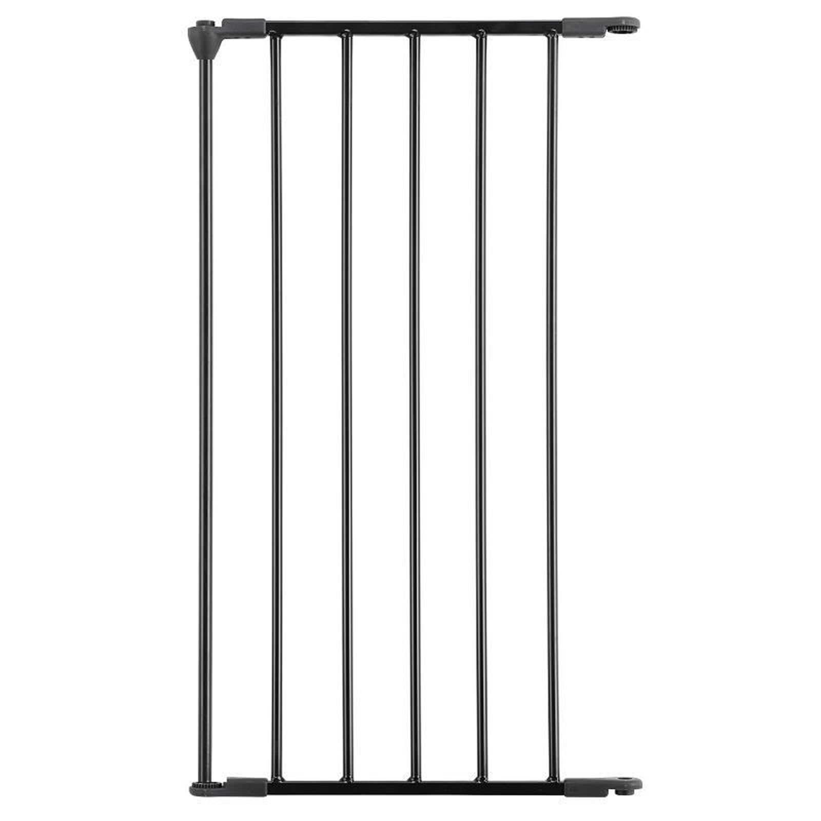 Safetots Safety Barrier for Open Plan Staircases, Extension Panel, Black, Metal, 46cm, Extension Panel for Safety Barrier for Open Plan Stairs