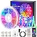 Tiras LED, TVLIVE Bluetooth Luces LED Habitación 5M 5050 RGB con Control Remoto y Controlador, Sincronización Musical, 16 Millones de Colores 28 Modos Perfecto para TV, Salón, Dormitorio etc.