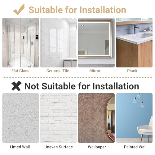 SAYAYO Wandregal Holz Kleine 4er-Set Kleines Regal Wand Weiß Mini Regal Wandregal Ohne Bohren Schweberegal für Wohnzimmer Schlafzimmer Badezimmer Küche