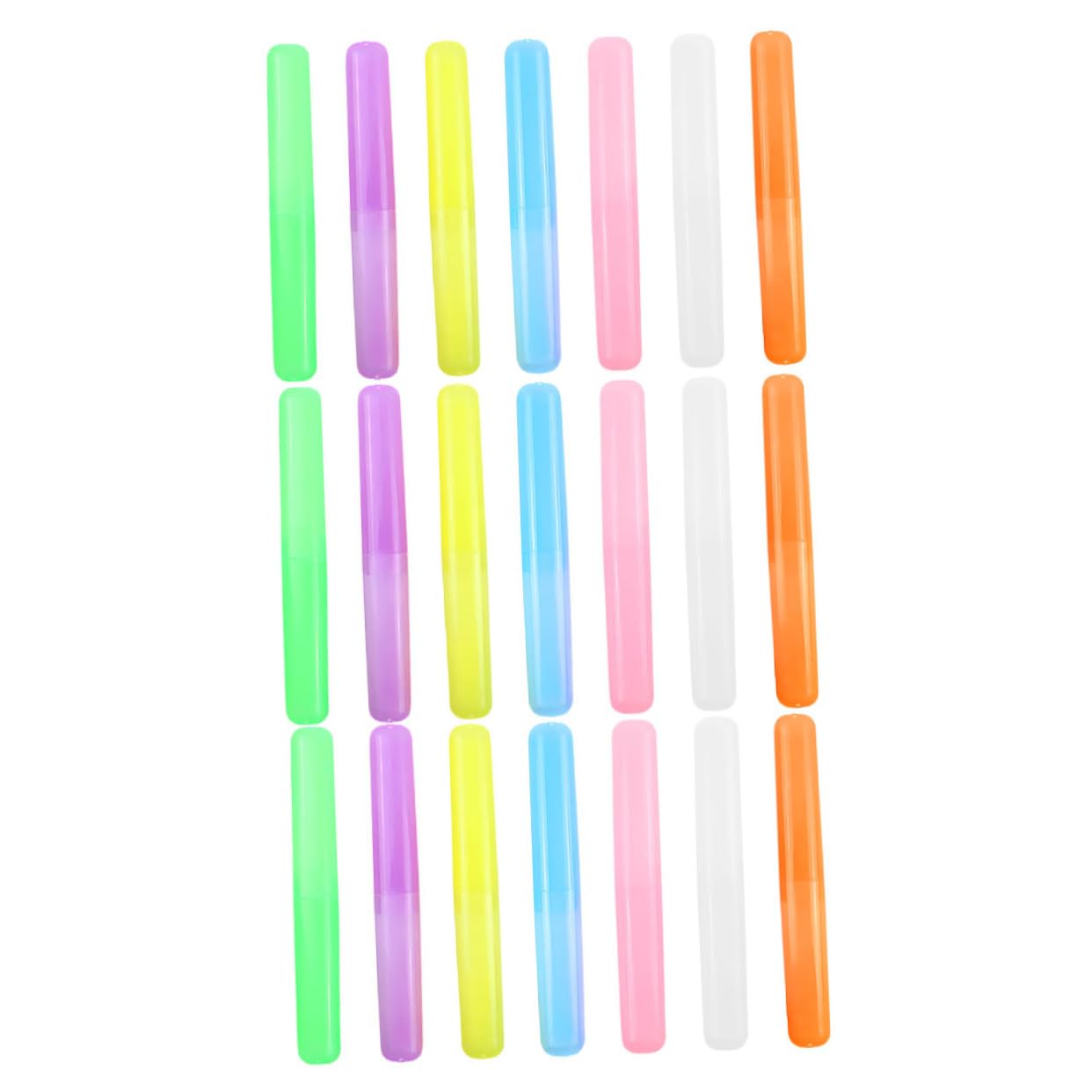 Alipis 4 Set Custodia Per Spazzolino Color Caramello Custodie Da Viaggio Per Spazzolini Da Denti Coperture Per Spazzolini Da Denti Portaspazzolini Porta Dentifricio Pp 21 Pezzi * 4
