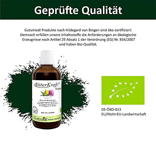 Bitterstoffe Tropfen BitterKraft BIO Bitterkräuter Mischung