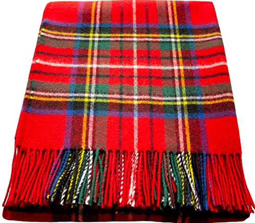Plaid chaud et doux couverture tartan écosse écharpe poncho
