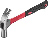 MTX Martelo de Unha Profissional em Aço Temperado com Cabo de Fibra de Vidro Antivibração – Extração Fácil de Pregos, Ideal para Carpintaria e Marcenaria
