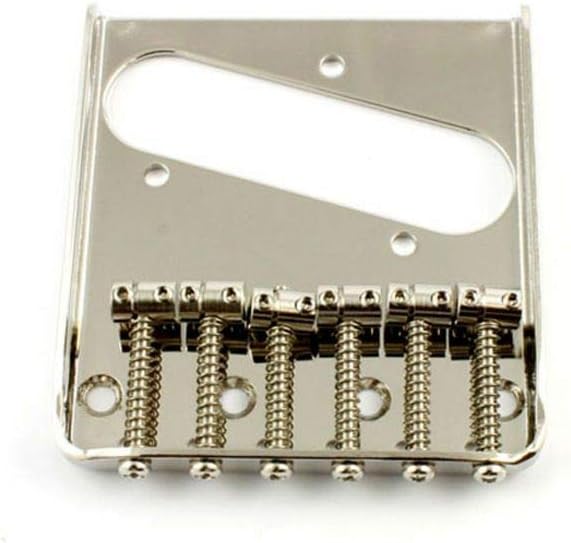 Nickel Allparts TB 0033 Tele Bridge (6 Tabs)