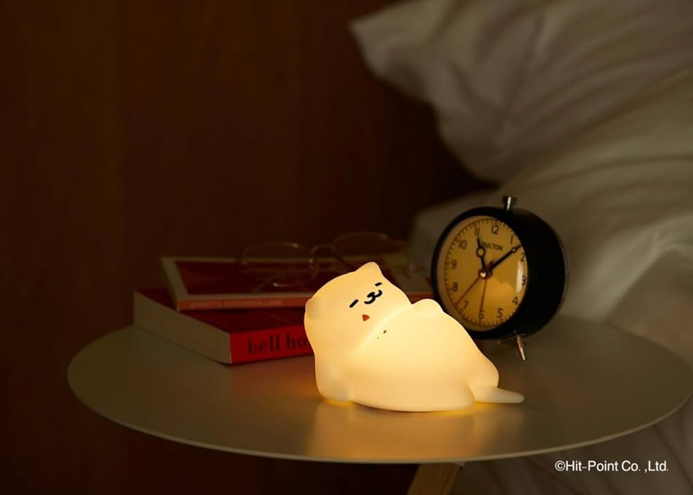 ♡親子猫の読書　ランプ ベージュシェード♡ ♡親子猫の読書 ランプ ベージュシェード♡