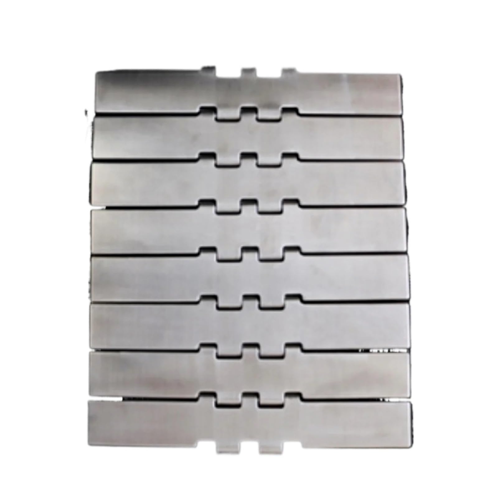 Cadena transportadora de metal pesado de acero inoxidable 304 con doble bisagra, recta, de 1 metro SS802K1200, ancho: 3048 mm, paso: 38,1 mm