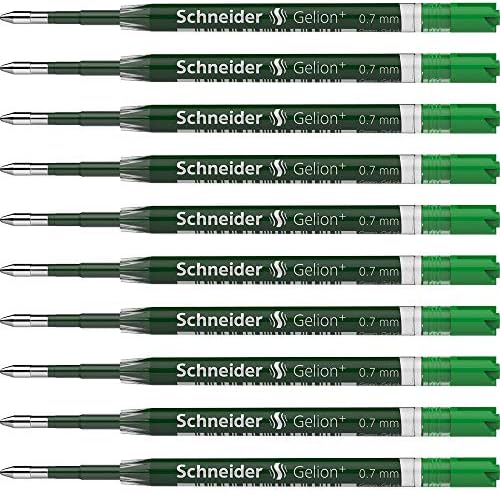 Schneider P007012x10 10 Refill Medio, Formato G1, 10 Pezzi