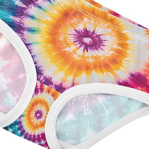 Tie Dye Pattern Toddler Girls's Underwear 2T 202c09904