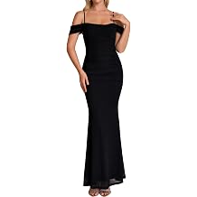 XinFSh Women's Floral Wedding Guest Maxi Dress Spaghetti Strap Ruched Bodycon Long Formal Cocktail Party Dresses