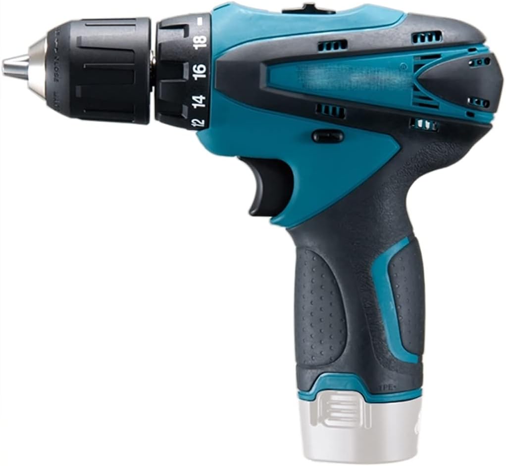 Handheld Cordless Driver Drill 12V Electric Screwdriver Two Speed Adjustable Lithium Battery Tool Only