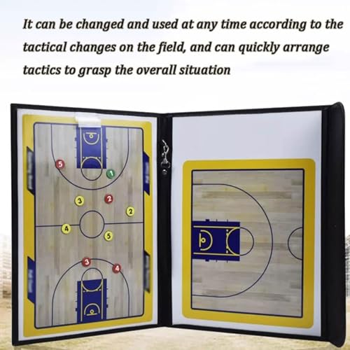 Kit de tableau magnétique tactique esmen, planche arbitrage basket effaçable
