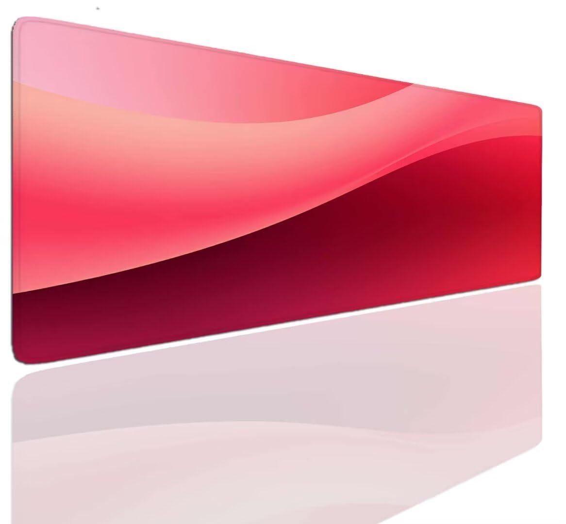 Alfombrilla Ratón Red Art, Mousepad Alfombrilla Raton Gaming XXL 1600x800x4mm Mouse Desk Mat Gamer para Gaming, Tapete Escritorio Mujer Almohadilla Raton, Mouse Pad Base de Goma Antideslizante S-948