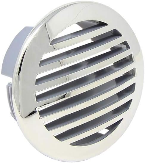 Manufacturers' Select ITC Stainless Steel Clad Curved Air Flow Vent, Air Vent Cover for use with 3 ducting on Boat (81932SS-HP) (B07XLDJDVF)