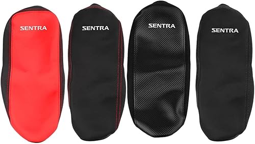 Miniatura 7 de LEXLEY Funda para reposabrazos para consola central, impermeable, antiarañazos, de piel, para Nissan Sentra 2020, 2021, 2022, 2023, 2024, costuras