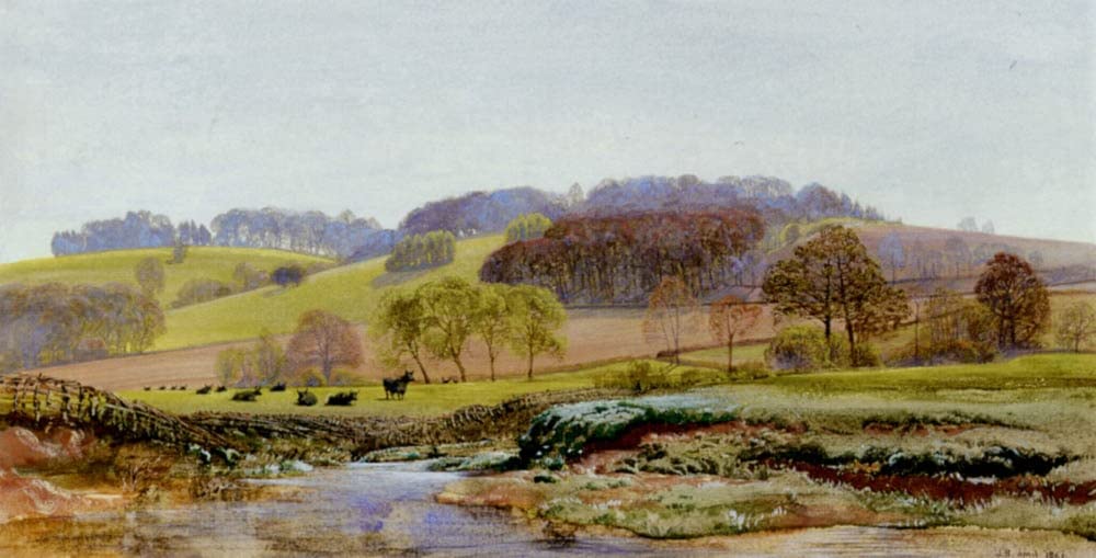 Peinture Poster Impression Le printemps près de Morden tableau d'art moderne de luxe